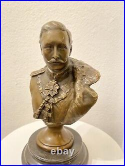 ANTIQUE Bronze bust German Empire Kaiser Wilhelm 2