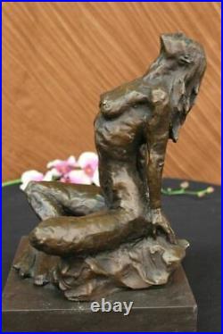 Art Deco Abstract Nude Woman By Aldo Vitaleh Bronze Figure Statue Sculpture Sale