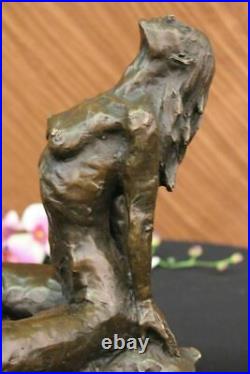 Art Deco Abstract Nude Woman By Aldo Vitaleh Bronze Figure Statue Sculpture Sale