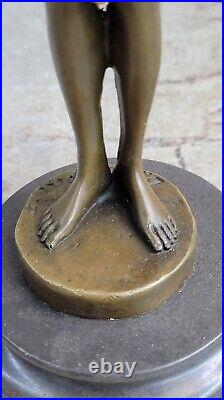 Art Deco Art Nouveau Bronze Marble Sculpture signed D H Chiparus