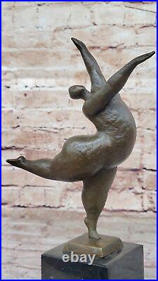Art Deco Bronze Ballerina Ballet Sculpture Statue Abstract Art Mid Century Decor