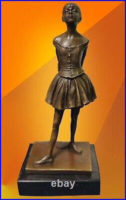 Art Deco Bronze Figurine Sculpture Statue Degas Ballerina Of Fourteen Yrs Dancer
