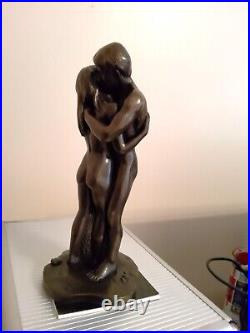 Art Deco Bronze Statue stylish, The Embrace high quality finish