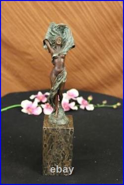 Art Deco By Erte Handcrafted Hot Cast Museum Quality Artwork Bronze Figurine