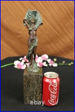 Art Deco By Erte Handcrafted Hot Cast Museum Quality Artwork Bronze Figurine