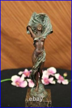 Art Deco By Erte Handcrafted Hot Cast Museum Quality Artwork Bronze Figurine