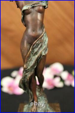 Art Deco By Erte Handcrafted Hot Cast Museum Quality Artwork Bronze Figurine