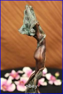 Art Deco By Erte Handcrafted Hot Cast Museum Quality Artwork Bronze Figurine