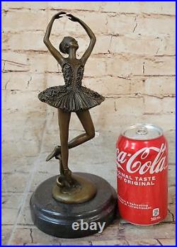 Art Deco Hot Cast Bronze Graceful Ballerina Ballet Statue Sculpture Milo Artwork