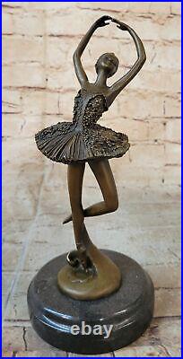 Art Deco Hot Cast Bronze Graceful Ballerina Ballet Statue Sculpture Milo Artwork