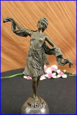 Art Deco Kernalan Dancer Dance Bronze Sculpture Figure Figurine Statue Dancing