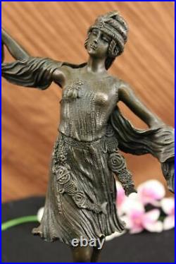 Art Deco Kernalan Dancer Dance Bronze Sculpture Figure Figurine Statue Dancing