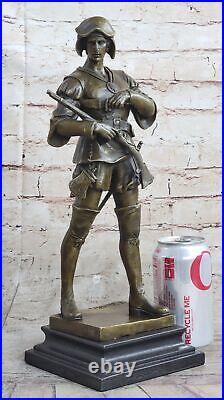 Art Deco Male Warrior by Picault Superb Quality Bronze Figurine Sculpture Figure