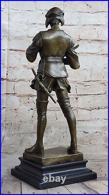 Art Deco Male Warrior by Picault Superb Quality Bronze Figurine Sculpture Figure