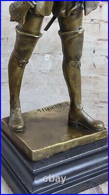 Art Deco Male Warrior by Picault Superb Quality Bronze Figurine Sculpture Figure