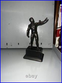 Art Deco Resin Athlete Strong Man