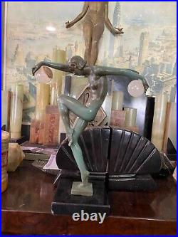 Art Deco Statue Sculpture Masterpiece by Denis