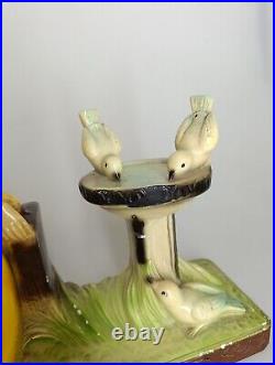 Art Deco figure sculpture woman dog MERLINI 546 Art Nouveau 20s