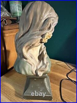 Art Deco young girl bust, Plaster Statue, Mignon, 158