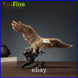 Bald Eagle Bronze Statue Bronze Bald Eagles Wings Sculpture Home Office Decor