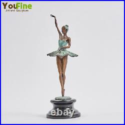 Bronze Ballet Dancer Sculpture Ballerina Dance Bronze Statue For Home Decor Gift