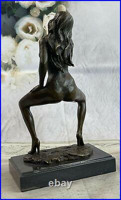 Bronze Sculpture DEAL Art Deco Nude Female Signed Original Mavchi Statue