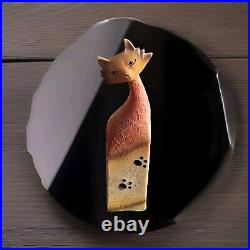 Cat Vintage Collectable Ornament Unusual Animal Figure Art Deco Figurine Statue