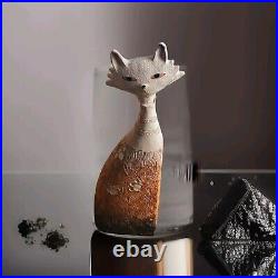 Cat Vintage Collectable Ornament Unusual Animal Figure Art Deco Figurine Statue