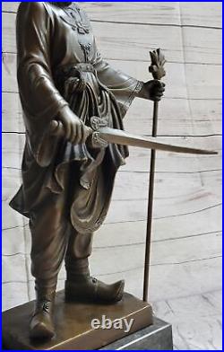 Cyrus the Great Persian King Bronze Sculpture Marble Base Statue Art Deco Sale F