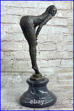 Egyptian Dancer Chiparus Bronze Sculpure Statue Deco Home Figurine