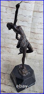 Female Dancer Art Deco Bronze Chiparus Tribute Bronze Sculpture Statue Figure