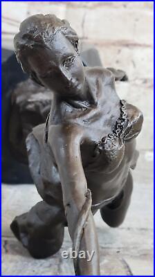 Female Dancer Art Deco Bronze Chiparus Tribute Bronze Sculpture Statue Figure