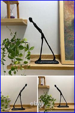 Giacometti Walking Man Bronze Statue Abstract Skeleton Sculpture For Home Decor
