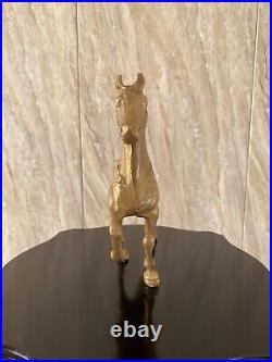 Horse Statue Large Horse Sculpture Vintage Horse Copper Brass Statue Handmade
