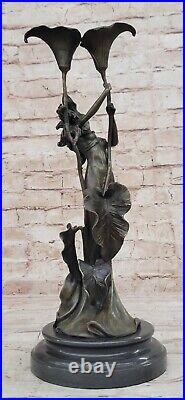 Hot Cast Art Deco Female Statue Collectible Fine Artwork Figure