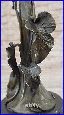 Hot Cast Art Deco Female Statue Collectible Fine Artwork Figure