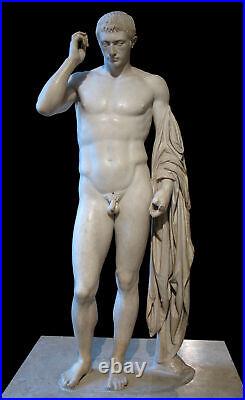 Marcellus as Hermes Logios Marble Cast Sculpture Exact Museum Copy