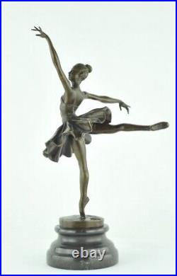 Statue Dancer Opera Art Deco Style Art Nouveau Style Bronze Signed Sculpture