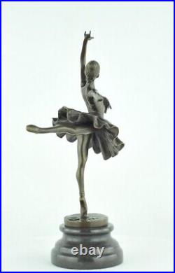 Statue Dancer Opera Art Deco Style Art Nouveau Style Bronze Signed Sculpture