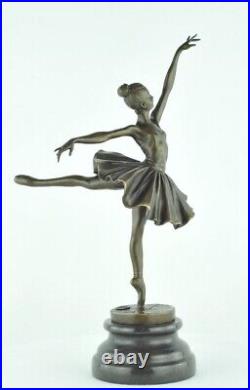 Statue Dancer Opera Art Deco Style Art Nouveau Style Bronze Signed Sculpture