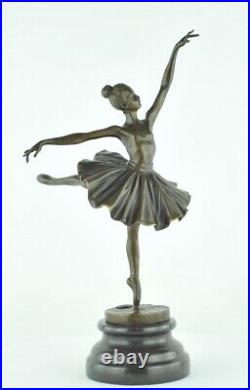 Statue Dancer Opera Art Deco Style Art Nouveau Style Bronze Signed Sculpture