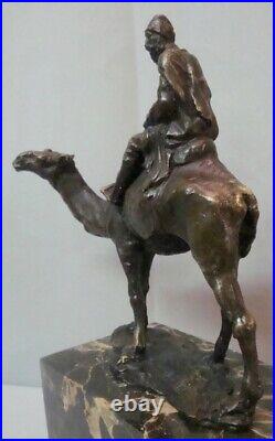 Statue dromedary Camel Wildlife Art Deco Style Art Nouveau Style Bronze Signed S