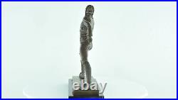 Statue fencing Art Deco Style Art Nouveau Style Bronze Signed Sculpture