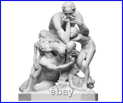 Ugolino and his Son's Statue Handmade Marble Sculpture Exact Museum Replica