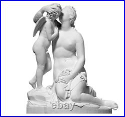 Venus Kissing Cupid Statue Handmade Marble Sculpture Exact Copy