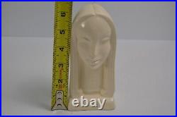 Vintage Amaco American Pottery Bust Art Deco Modigliani Inspiration Collectible