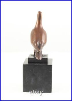 Vintage French Art Deco BRONZE SCULPTURE OF AN PIGEON