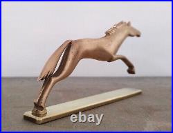 Vintage Karl Hagenauer art deco jumping horse brass/bronze statue / figurine