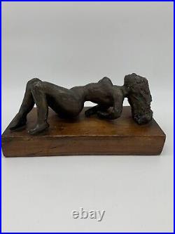 Vtg Brutalist Nude Sculpture Grotesque Art Mid Century Modern Eames Evans Era